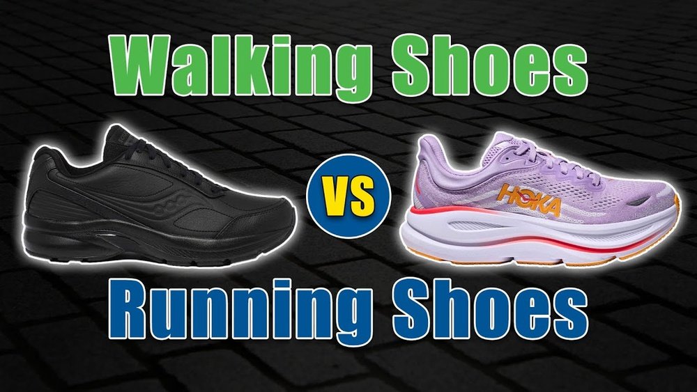 Running Shoes Vs Walking Shoes